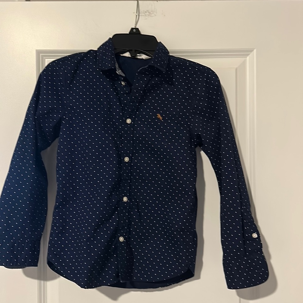 NWOT Boys H&M button down shirt size 7
